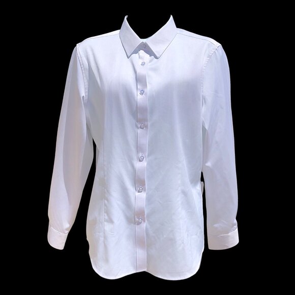 J.VER Men’s White Button Front Shirt, M - Picture 1 of 3
